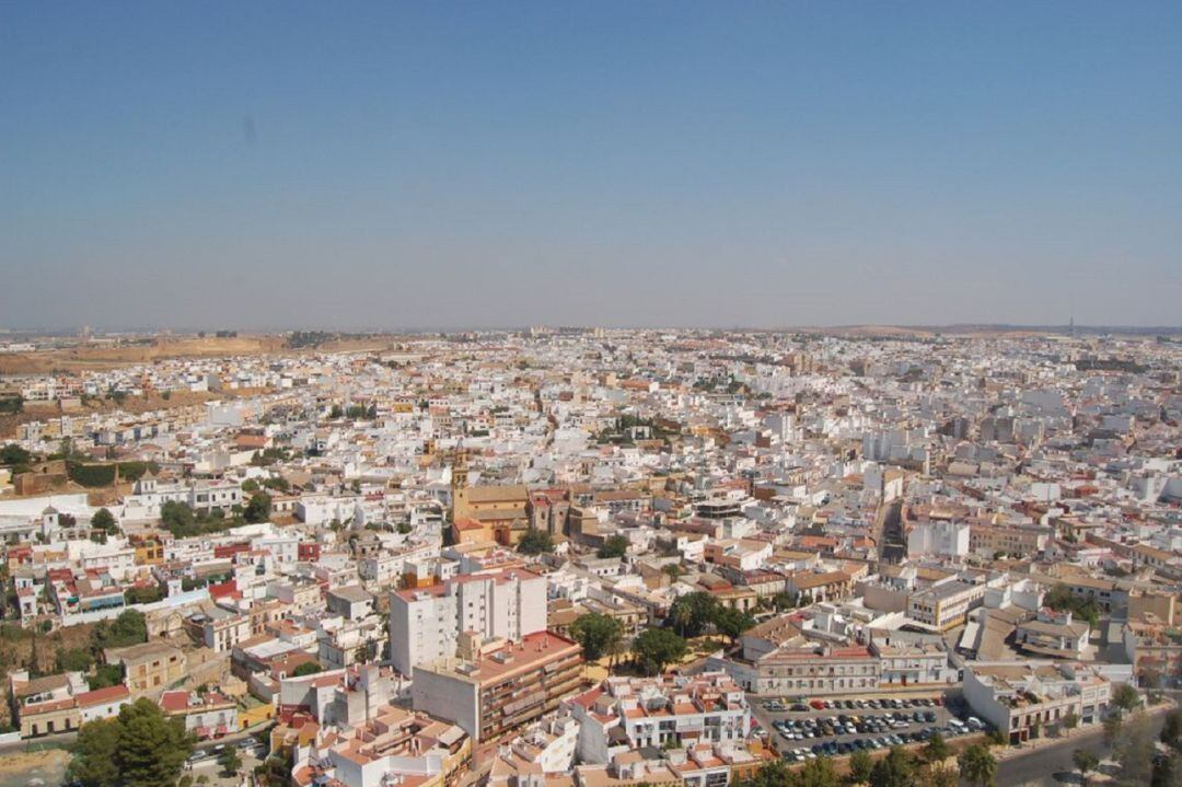 Vista aérea de Alcalá de Guadaíra (Sevilla)