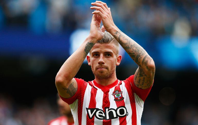 Toby Alderweireld, con la camiseta del Southampton.