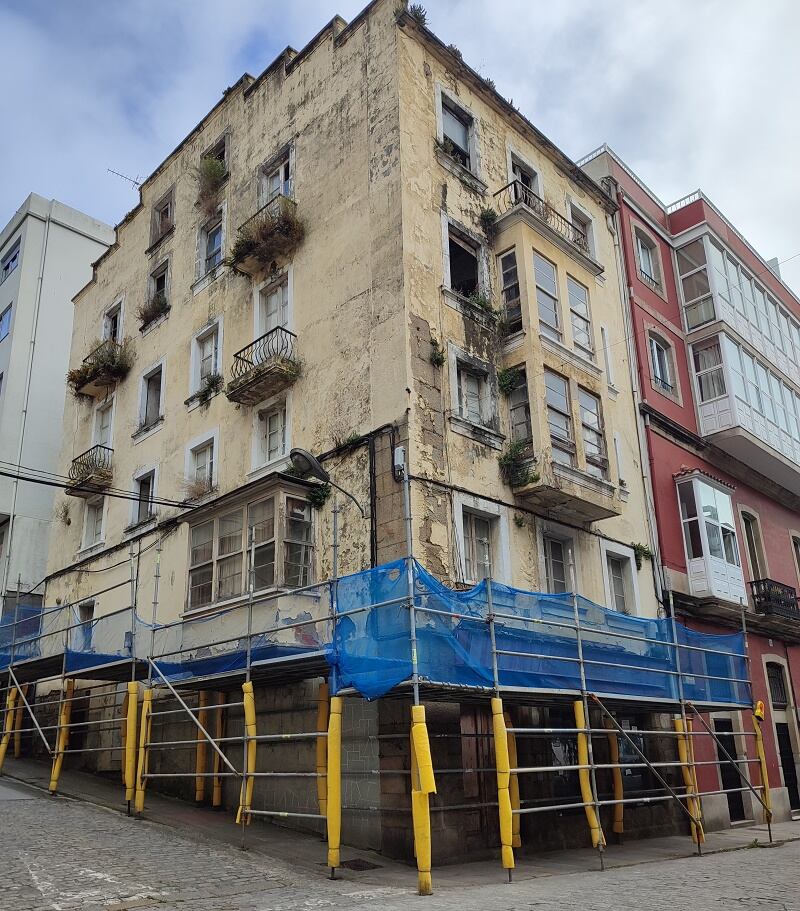 Imagen del edificio en el que actuará el Concello ferrolano