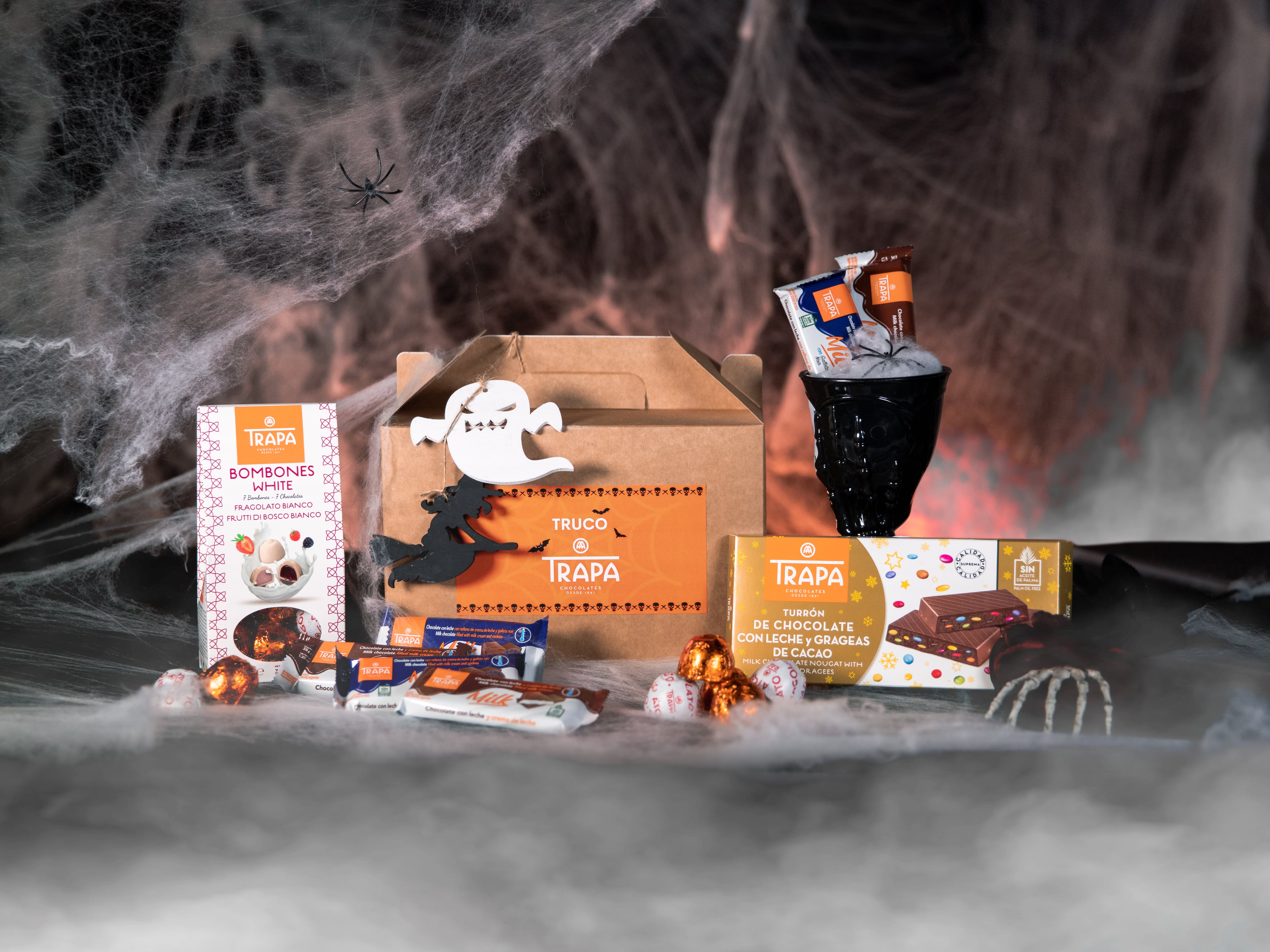 Pack exclusivo para Halloween de Chocolates Trapa