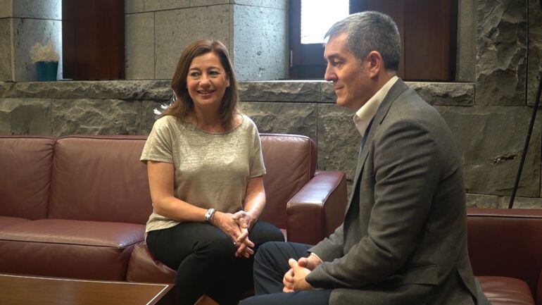 Clavijo y Armengol delcaran en acto oficial