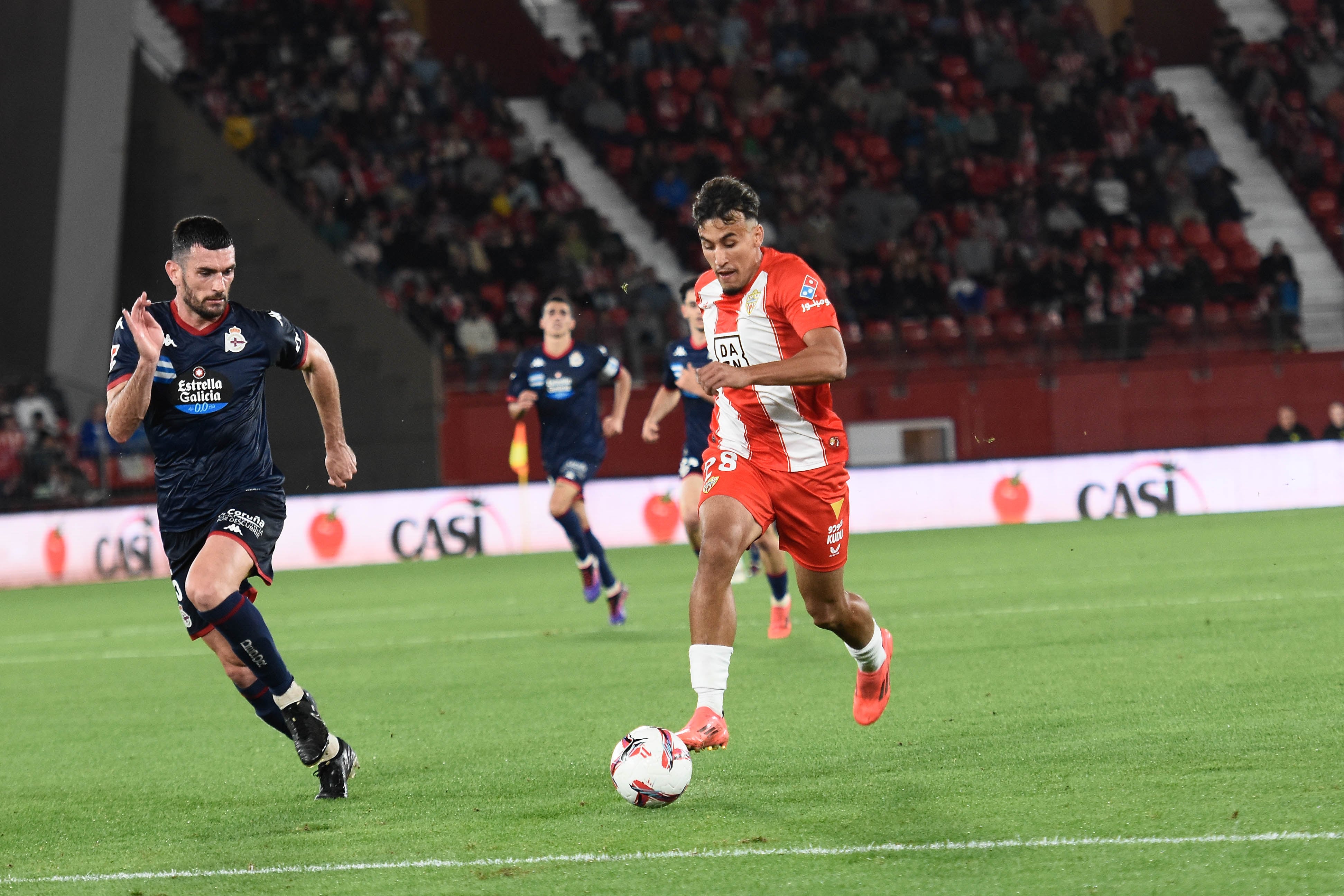 Rachad en el partido ante el Deportivo de La Coruña que acabó 2-1.