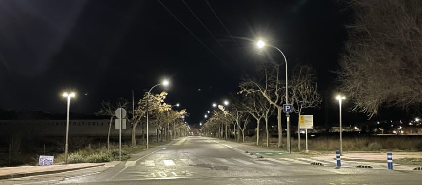 farolas de la Avenida Miguel Angel Blanco