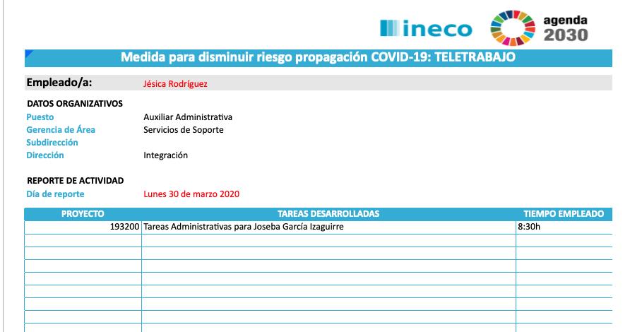 El concepto del trabajo que realizaba Jésica Rodríguez: tareas administrativas para Joseba García