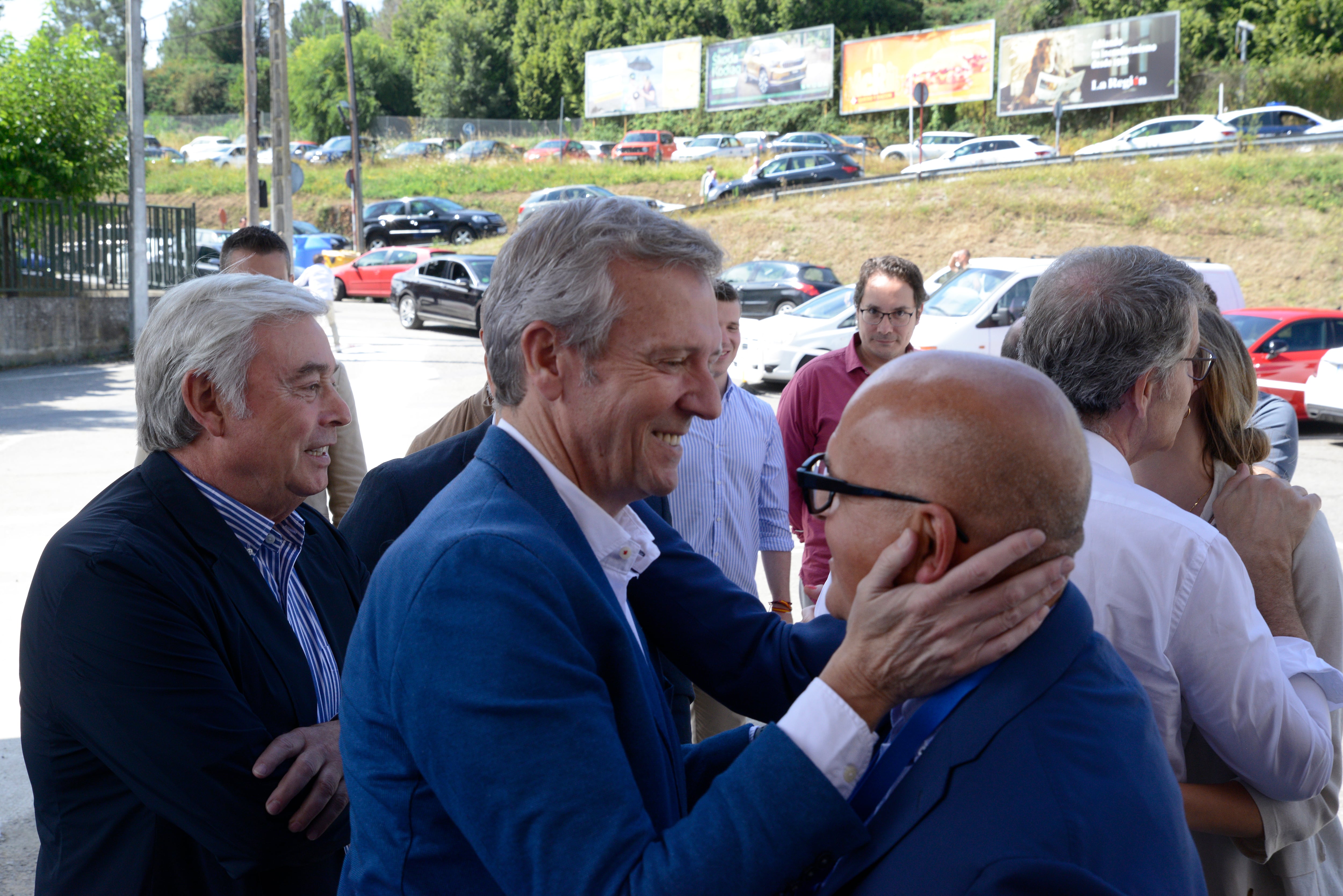 Alfonso Rueda junto a José Manuel Baltar