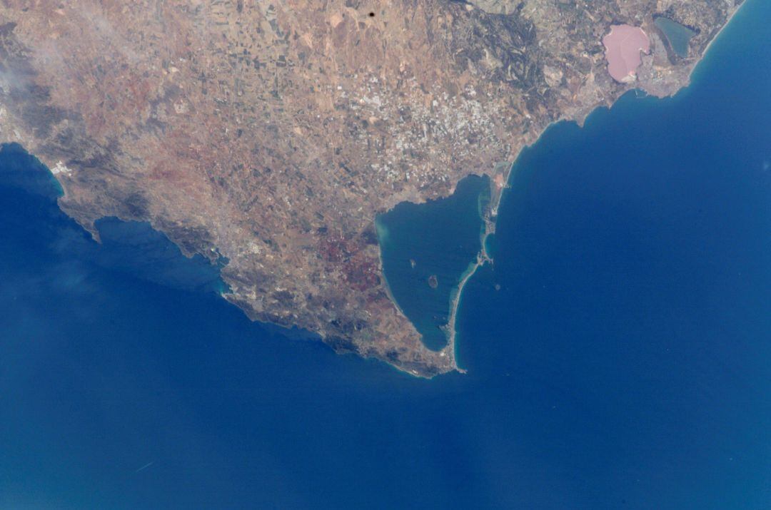 Vista aérea del Mar Menor