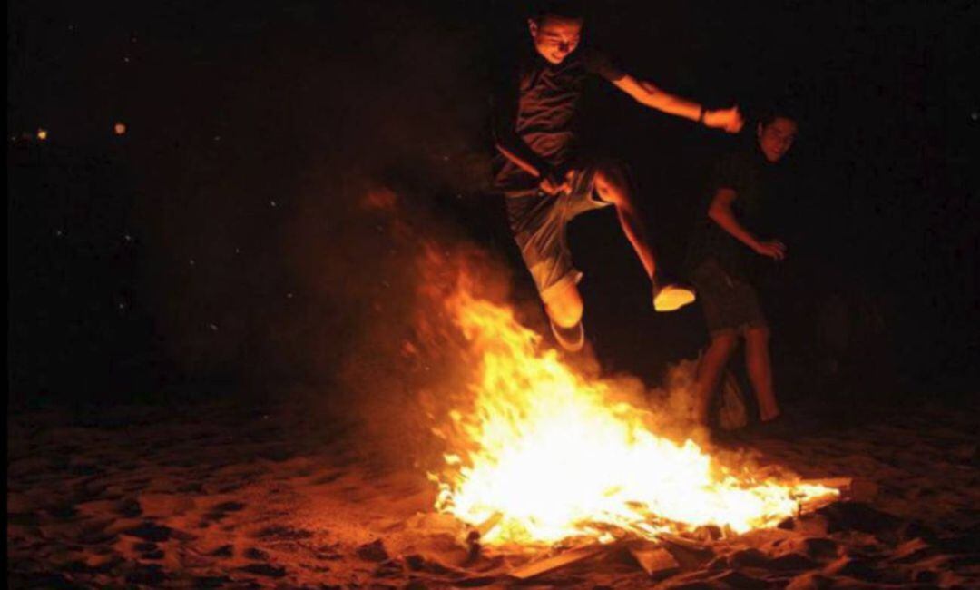 Celebración de Sant Joan en las playas de Castellón