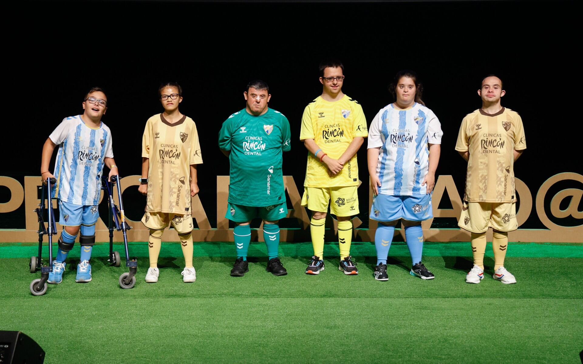 Las nuevas camisetas que lucirá el Málaga Genuine en la presente temporada