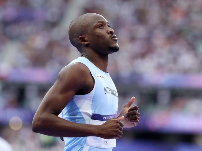 Letsile Tebogo, campeón olímpico de 200 metros