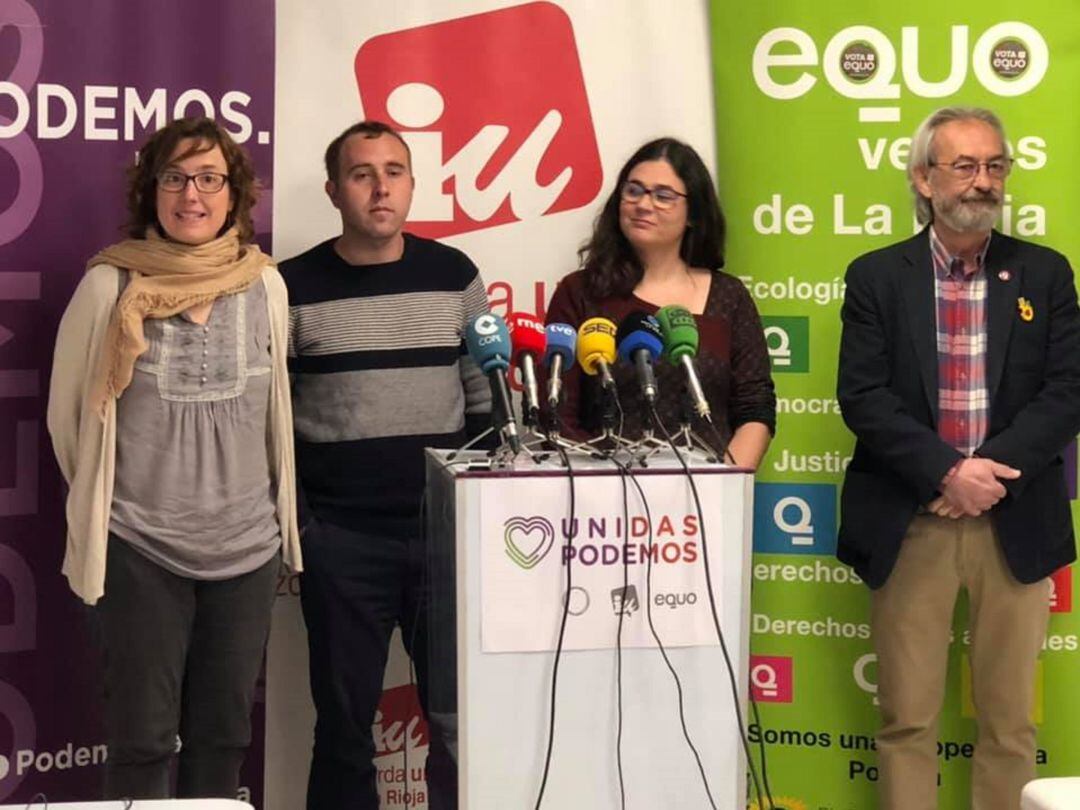 Los candidatos de Unidas Podemos