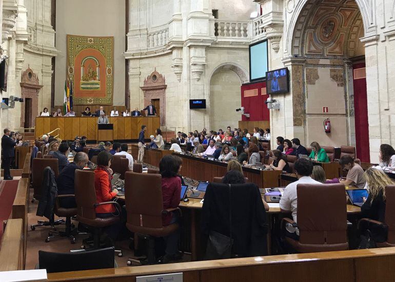 Pleno del Parlamento Andaluz este jueves