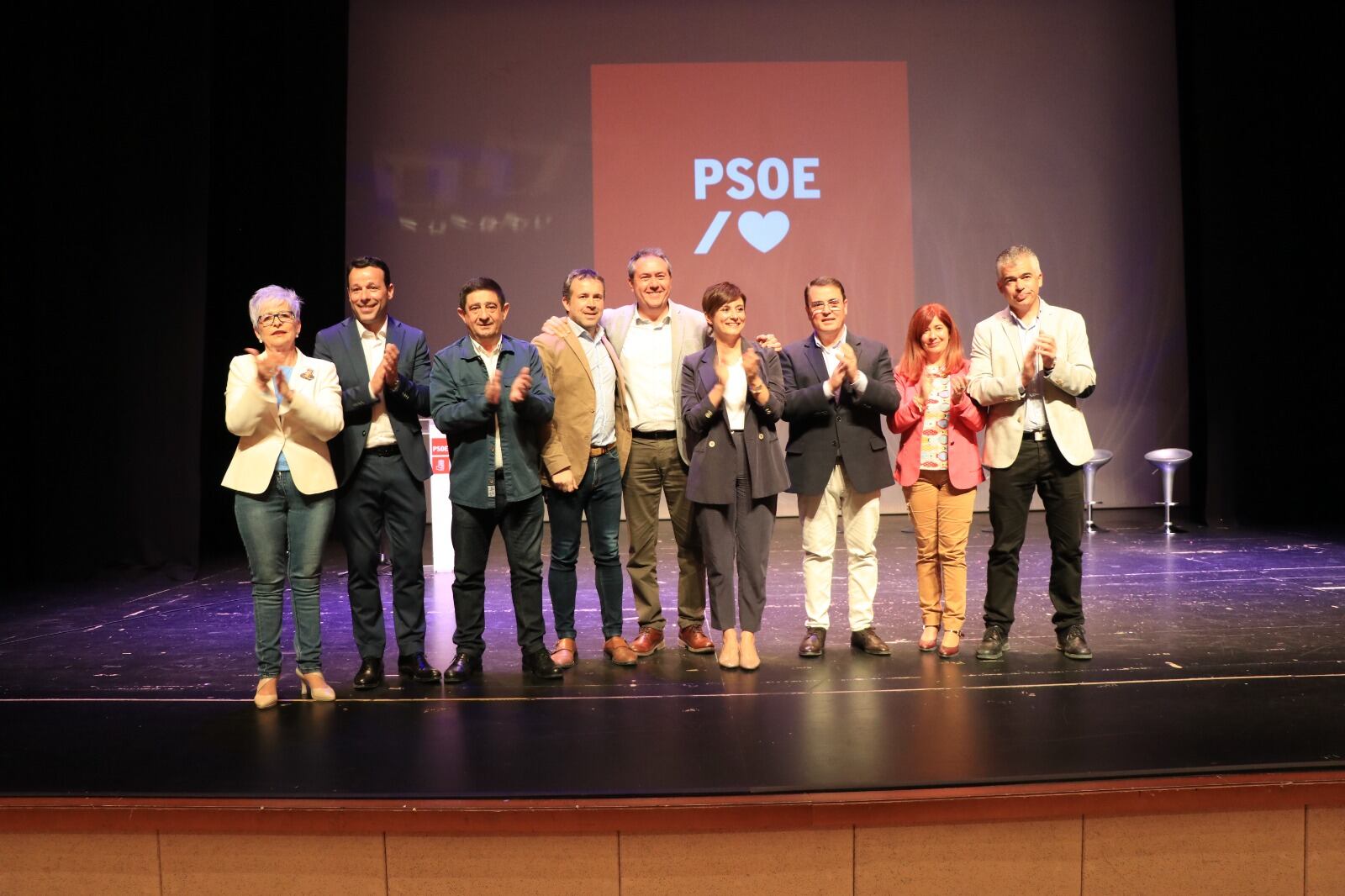 Acto de presentación de los candidatos del PSOE en municipios de más de 20.000 habitantes de Jaén