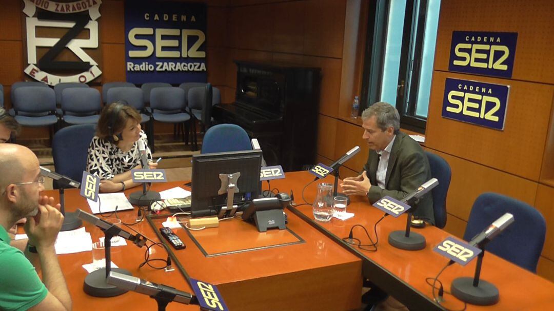 Daniel Pérez Calvo, candidato de Ciudadanos a la presidencia del Gobierno de Aragón, en La Rebotica 