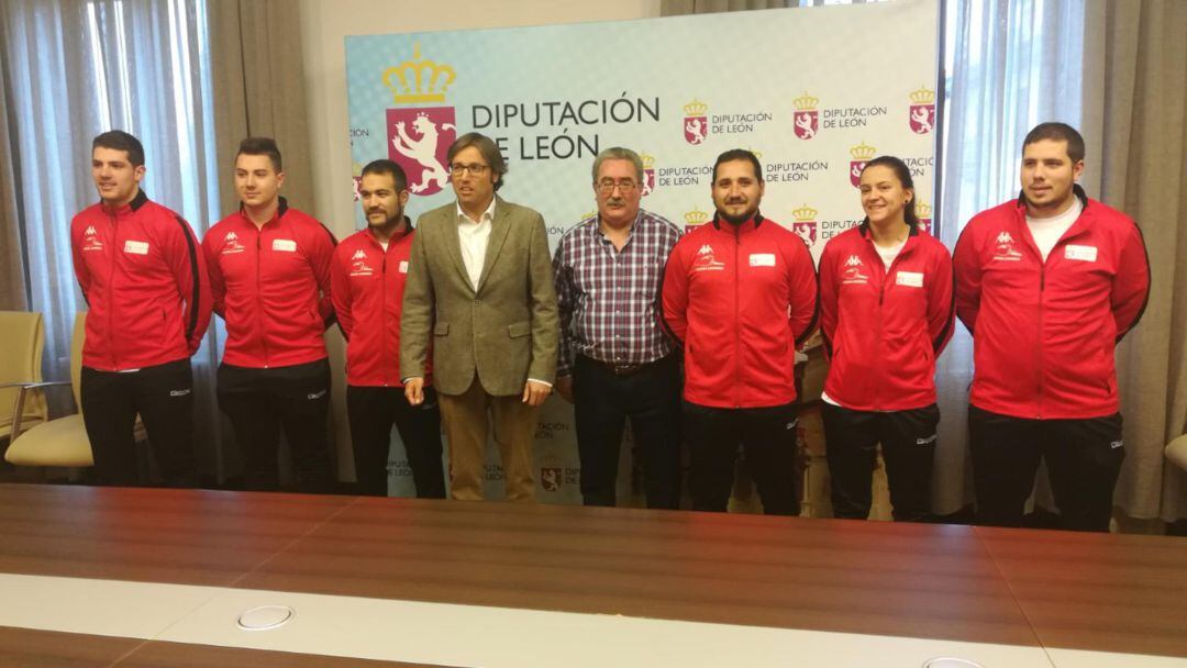 La Dputación de León recibió a la selección leonesa