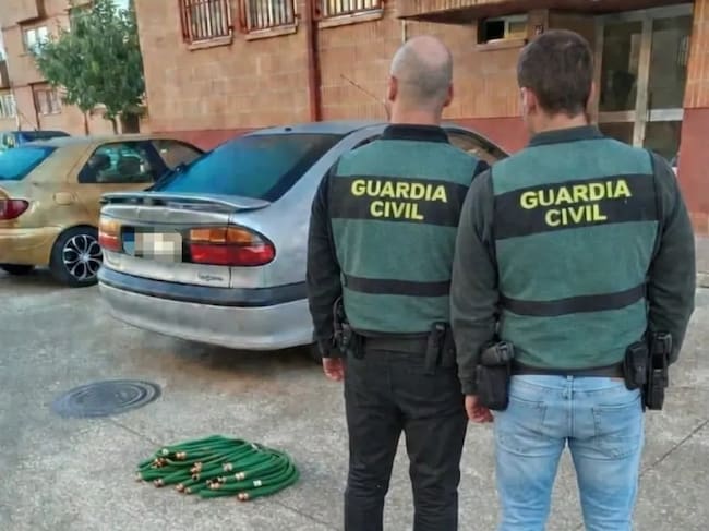 Detenido por el hurto de cable de cobre de una empresa en Grijota