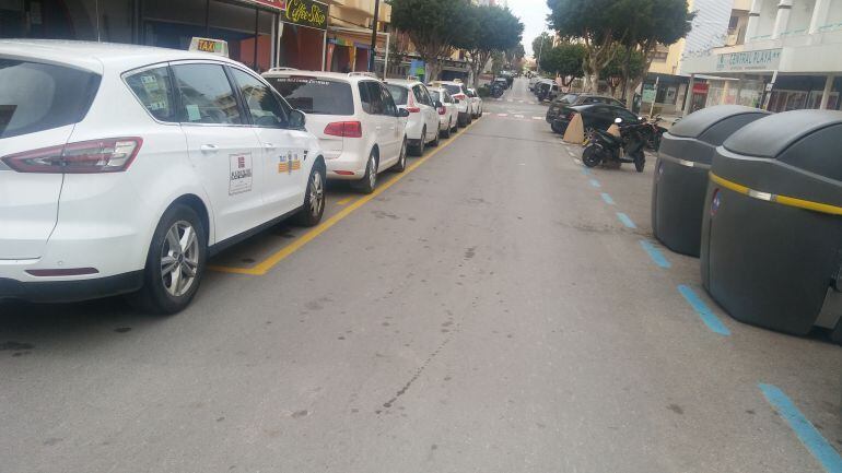 Parada de taxis de Ibiza