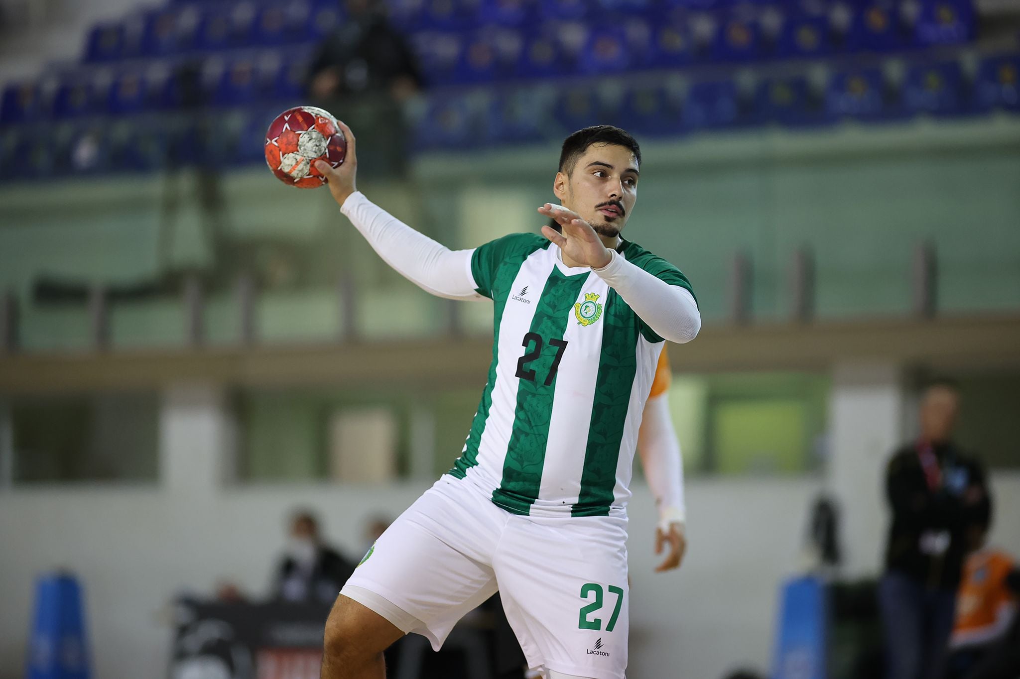 Rubén Santos durante un partido