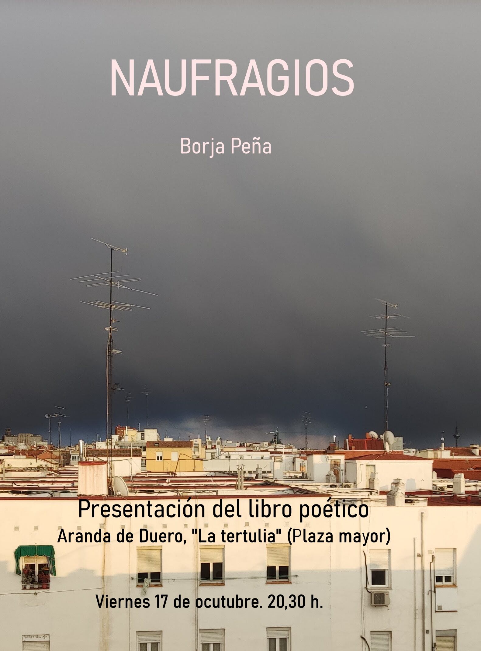 Poemario "Naufragios" de Borja Peña