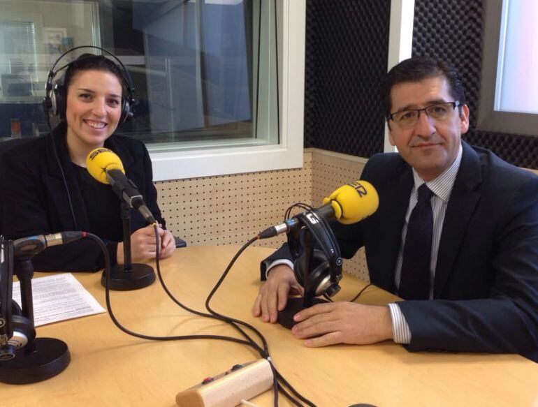 José Manuel Caballero en una imagen de archivo en los estudios de SER Ciudad Real