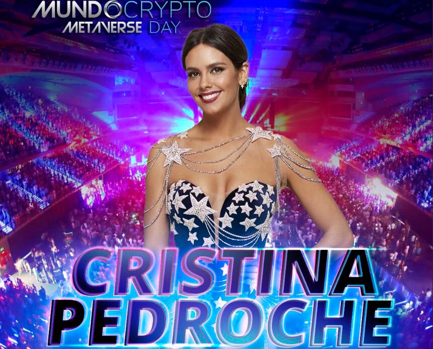 Cristina Pedroche, en el cartel promocional de Mundo Crypto.