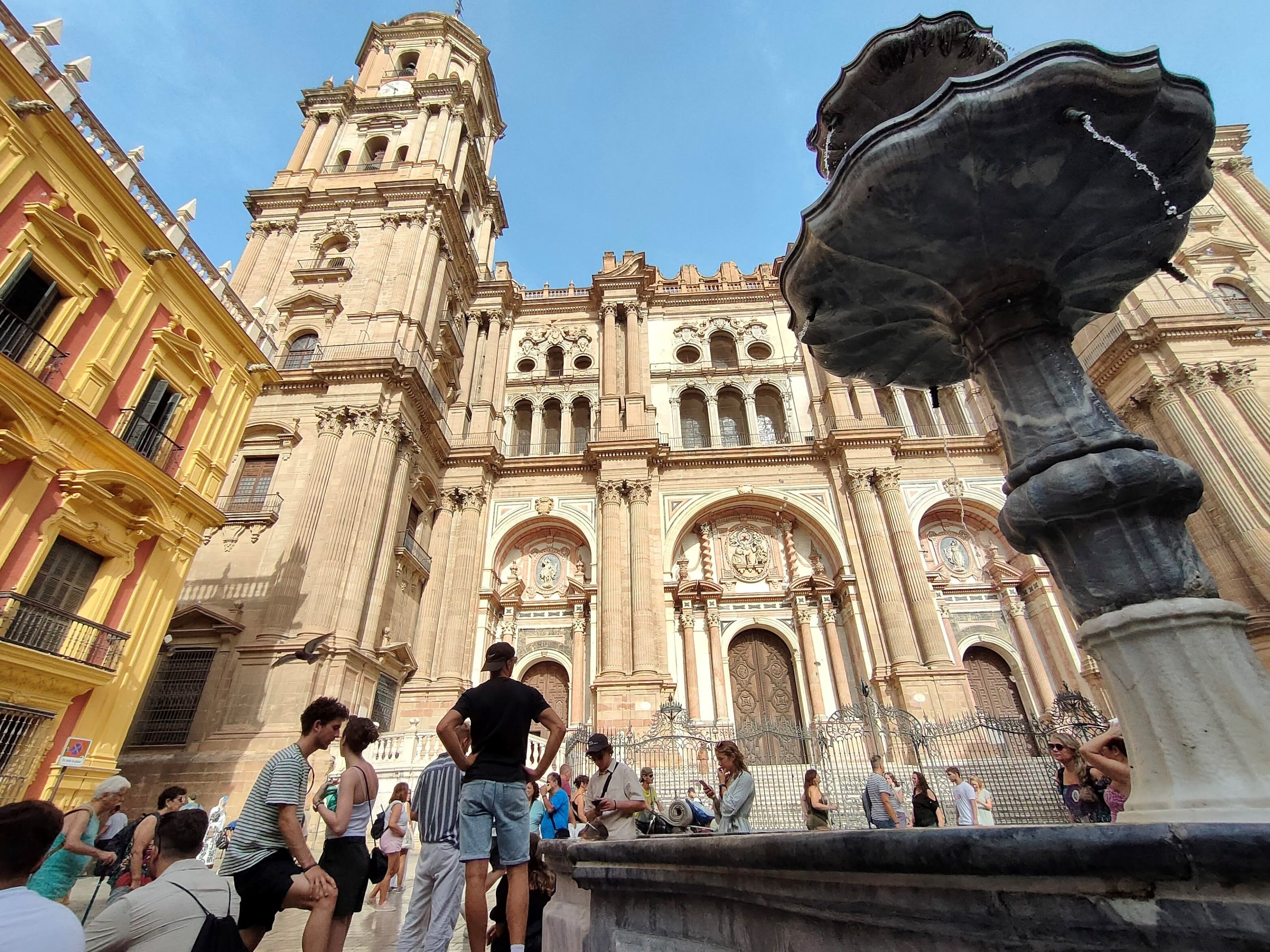 Fachada de la Catedral de Málaga