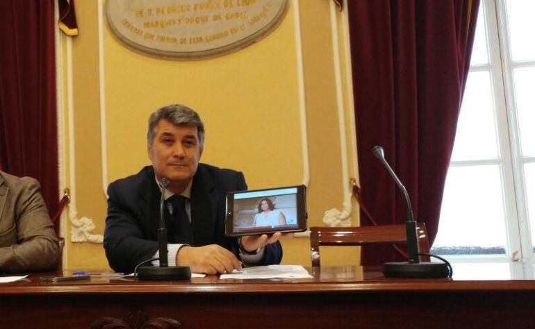 El portavoz del PP de Cádiz, Ignacio Romaní