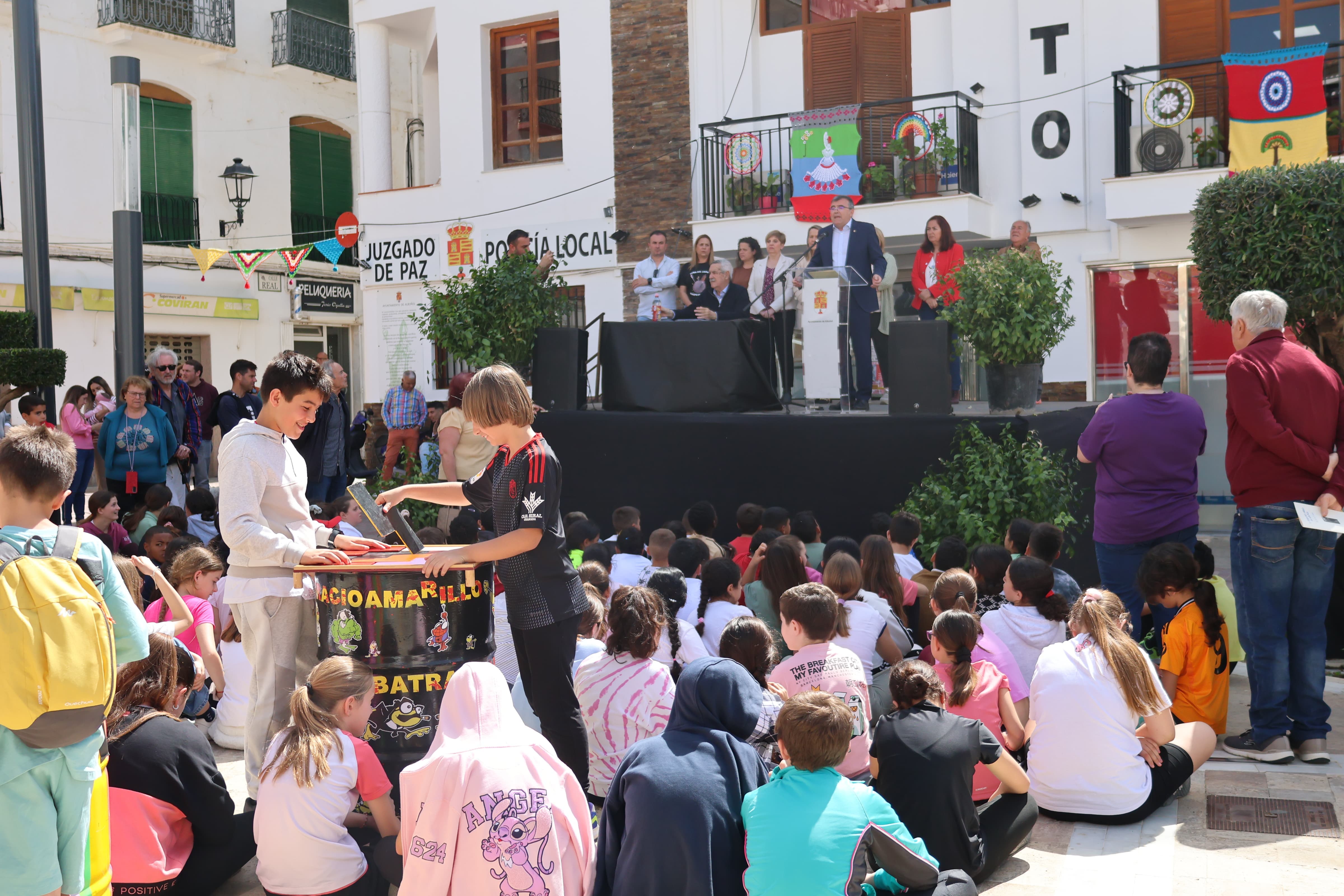Inauguración Feria del libro de Albuñol (Granada)