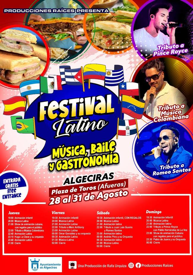 Actividades del Festival Latino
