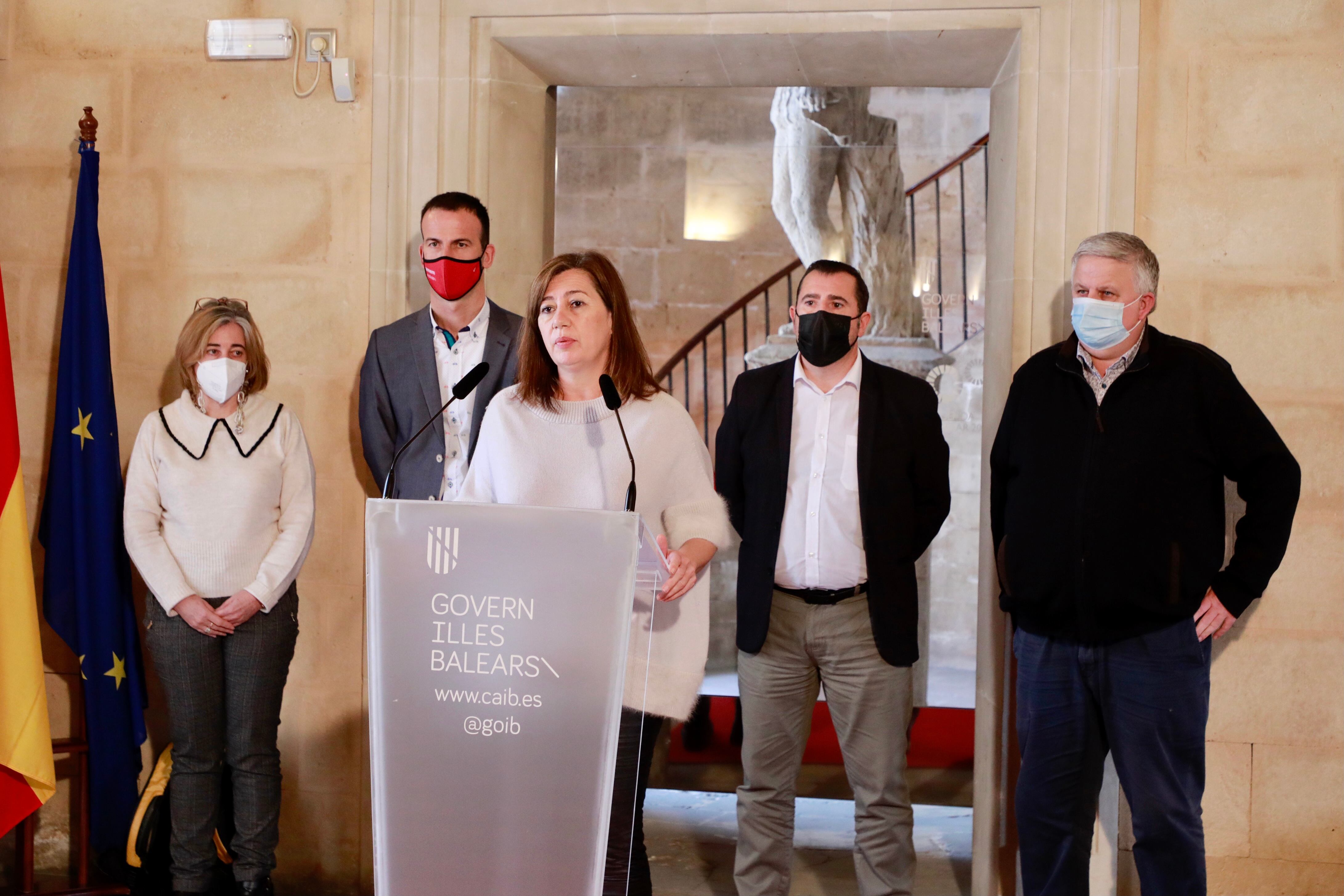 La presidenta del Govern ha comparegut per explicar les principals conclusions de la reunió celebrada al Consolat. CAIB