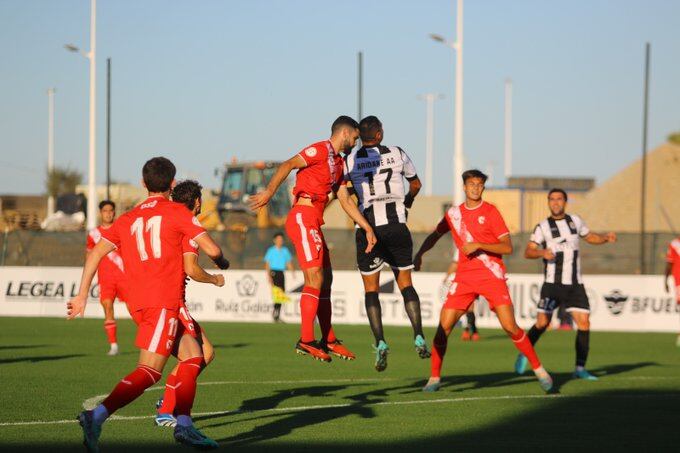 Un momento del partido