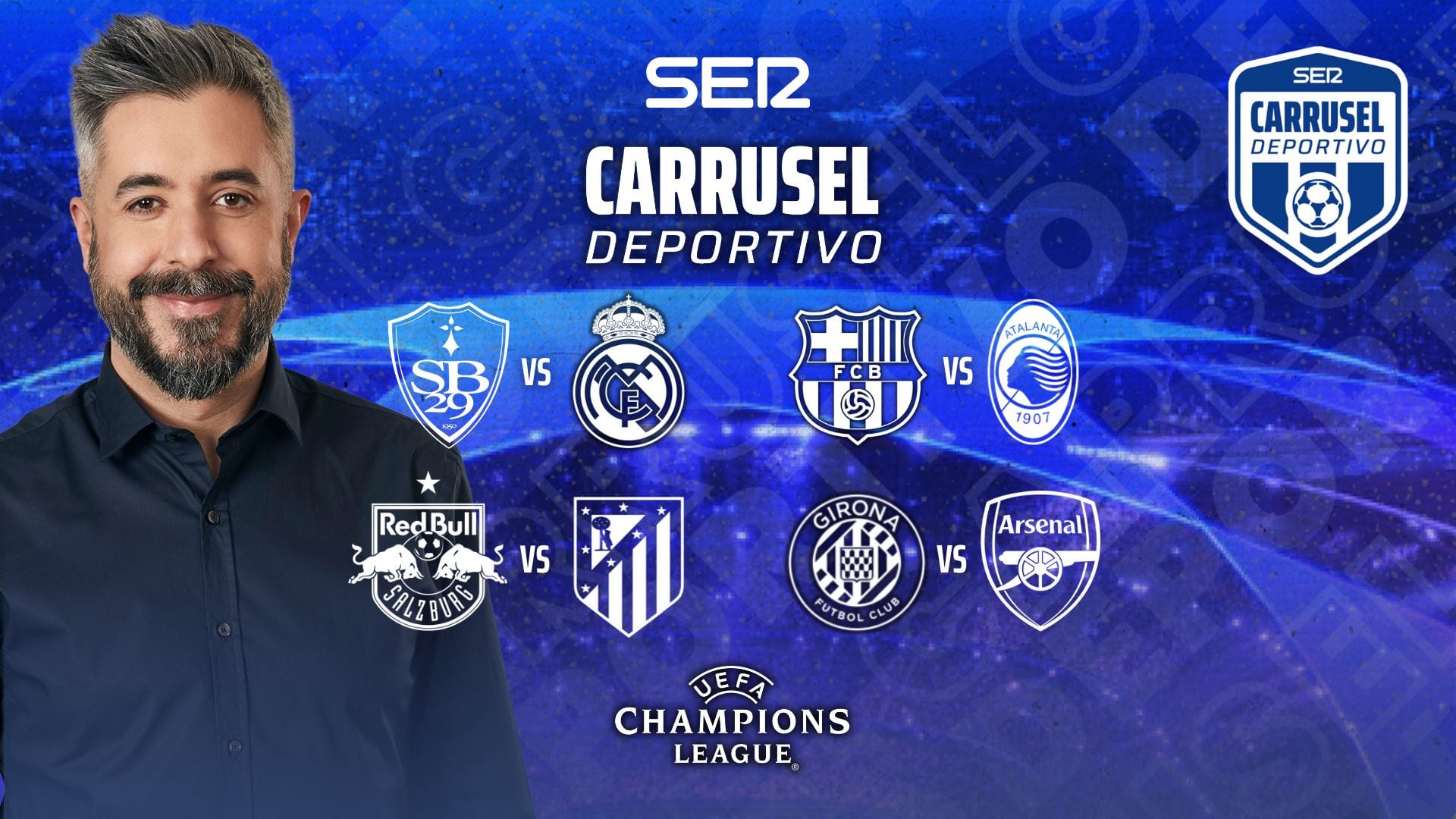 La jornada unifica de la Champions League, en Carrusel Deportivo, con Dani Garrido.