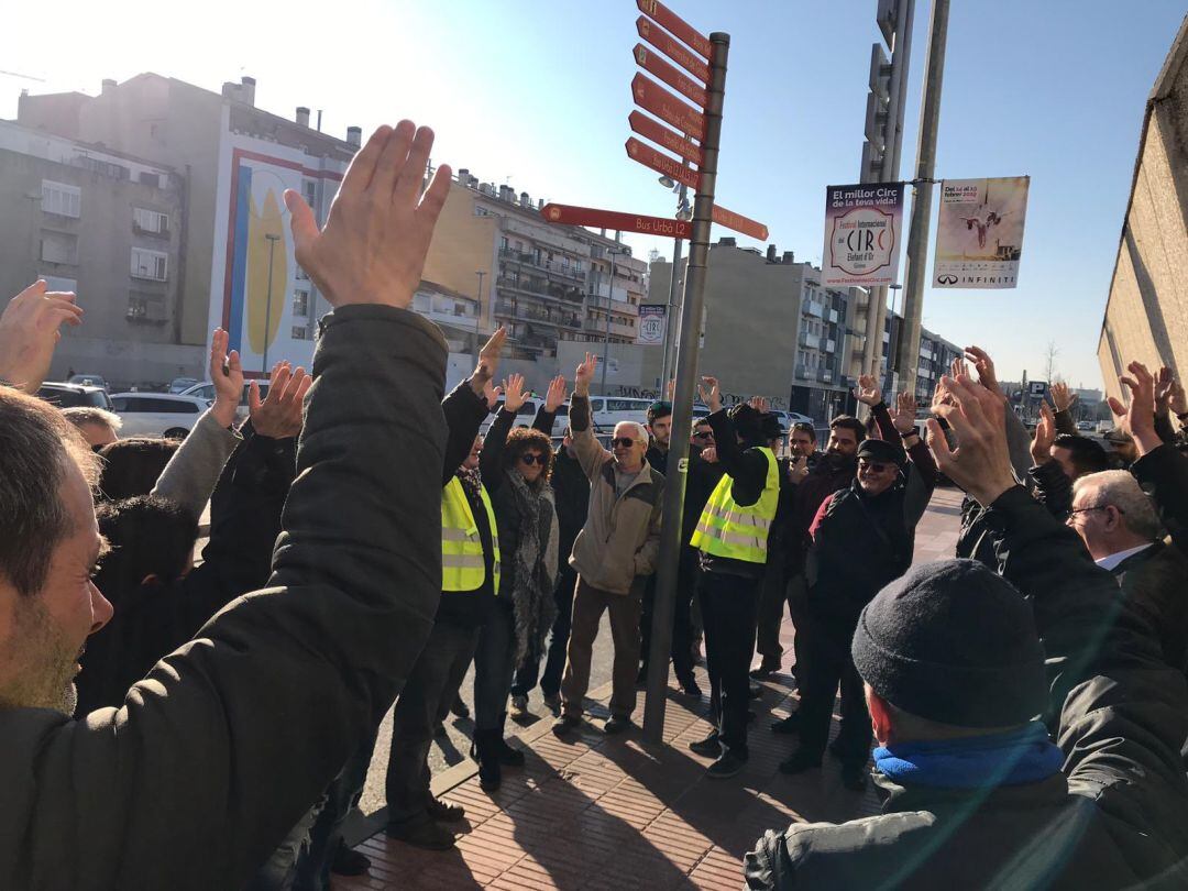Assemblea dels taxistes de Girona