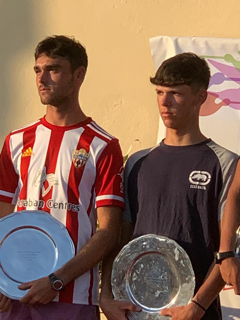 Juanjo Fernández y Daniel Espejo en el podio mundial.