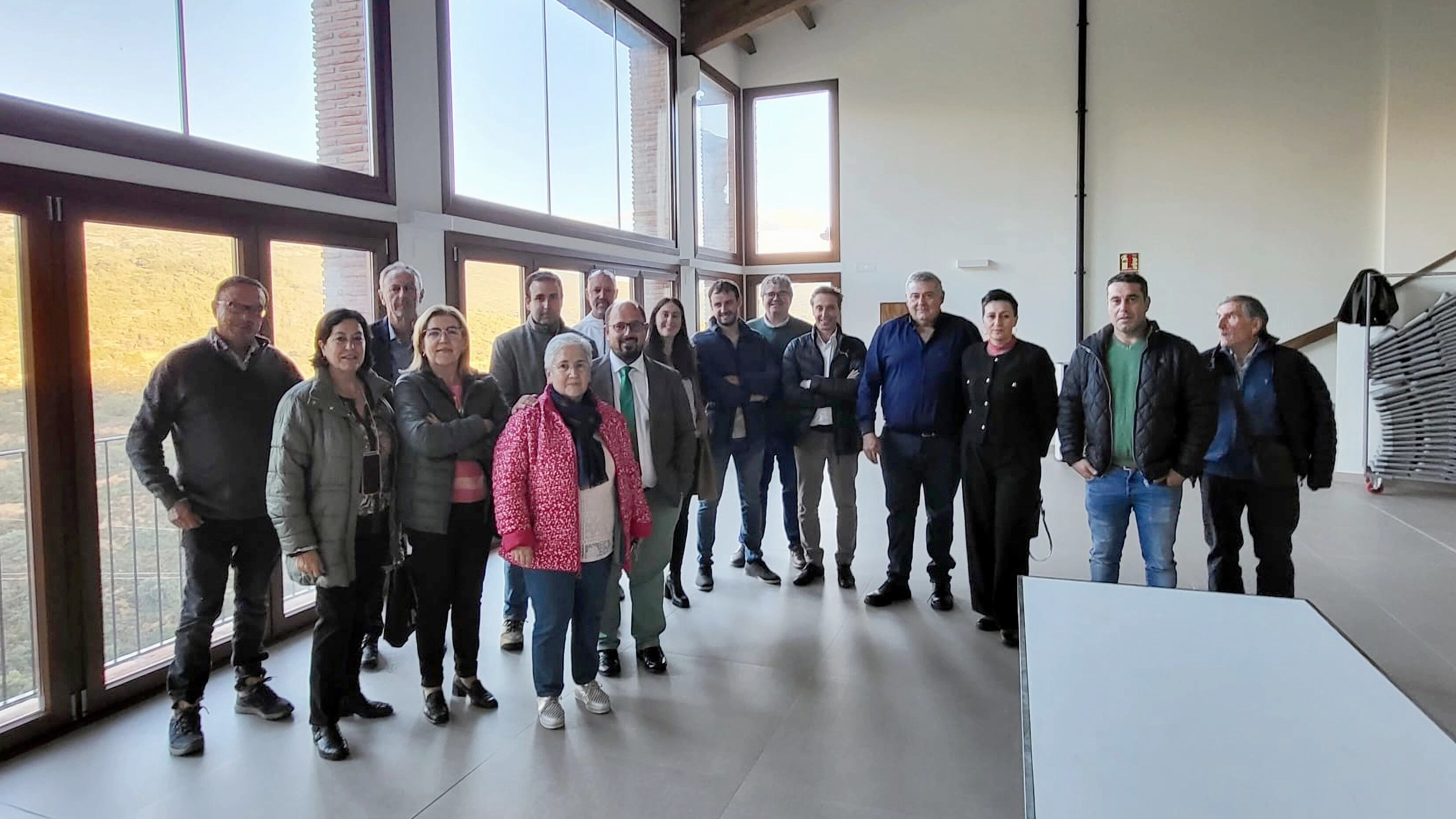 Visita de Izquierdo en El Grado