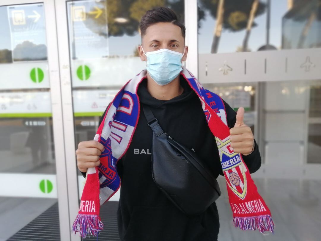 El día que llegó a Almería.