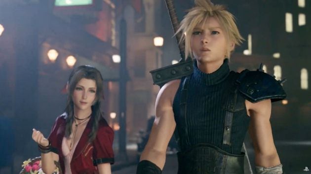 Aeris y Cloud, dos de los protagonistas de FFVII Remake