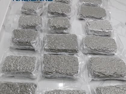 Parte de la droga incautada en Málaga