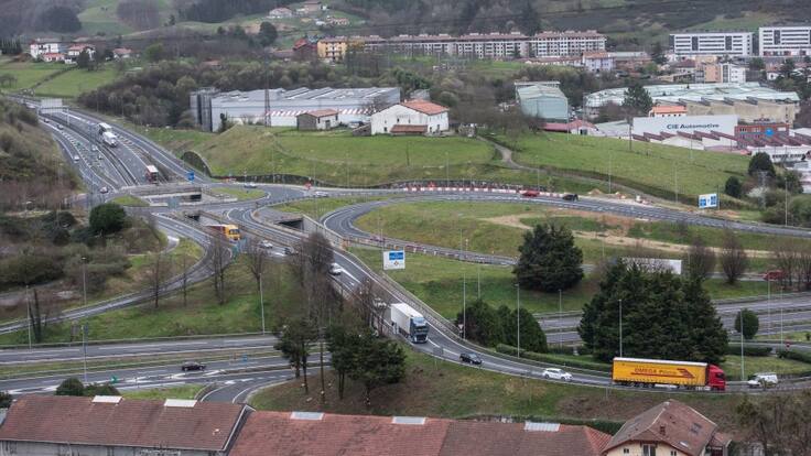 Nueva conexión en lazo mejorará el tráfico entre la N-I y la A-15 en Andoain
