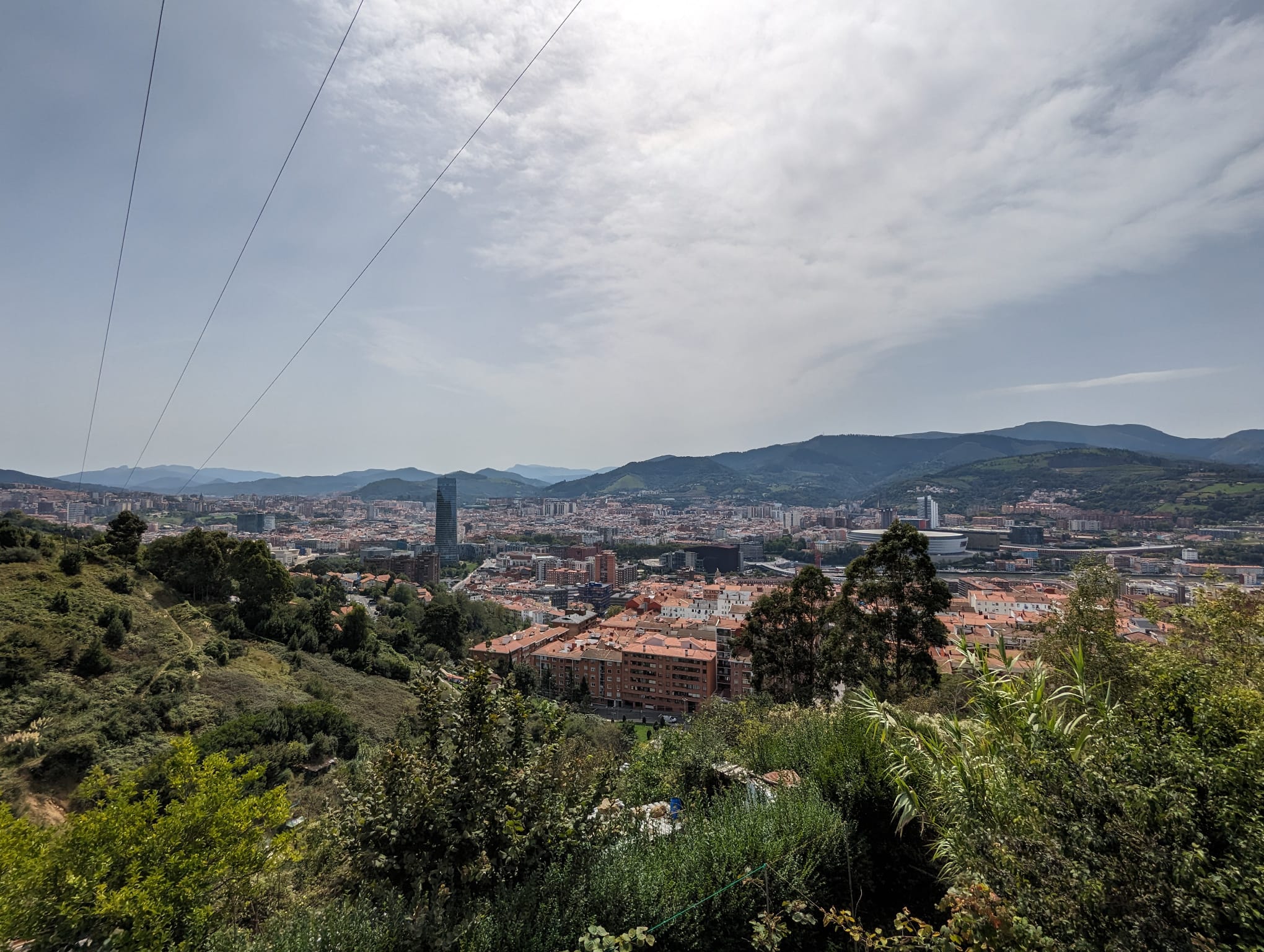 Vistas de Bilbao desde Artxanda.