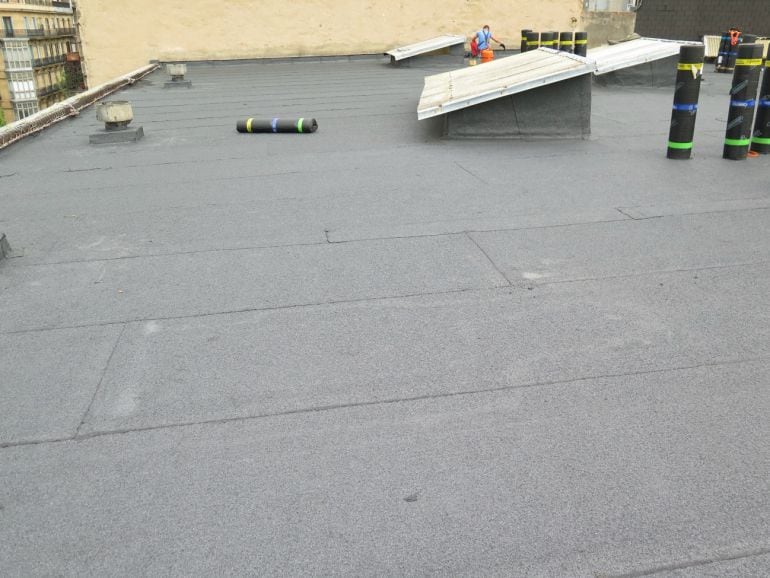 Obras de impermeabilización del Bellas Artes