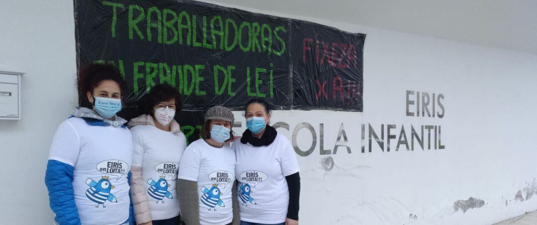 Trabajadoras de Galiñas Azuis