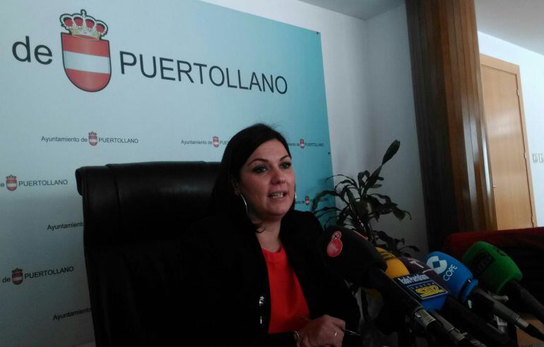 Maite Fernández, en el Ayuntamiento de Puertollano