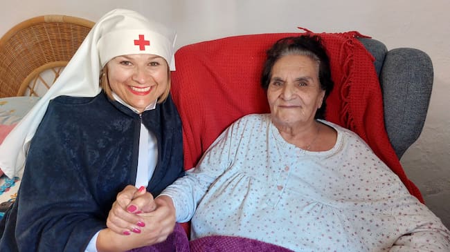 Mary Lorenzo junto a Nayra Valido