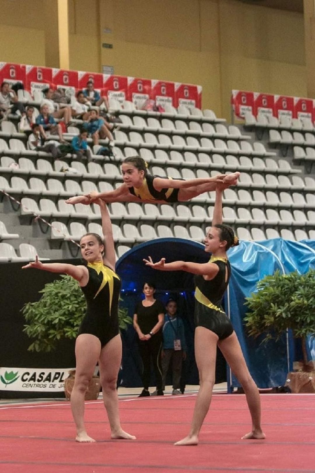 En este Campeonato Gallego Escolar de Gimnasia Acrobática, participarán 180 Gimnastas de toda Galicia