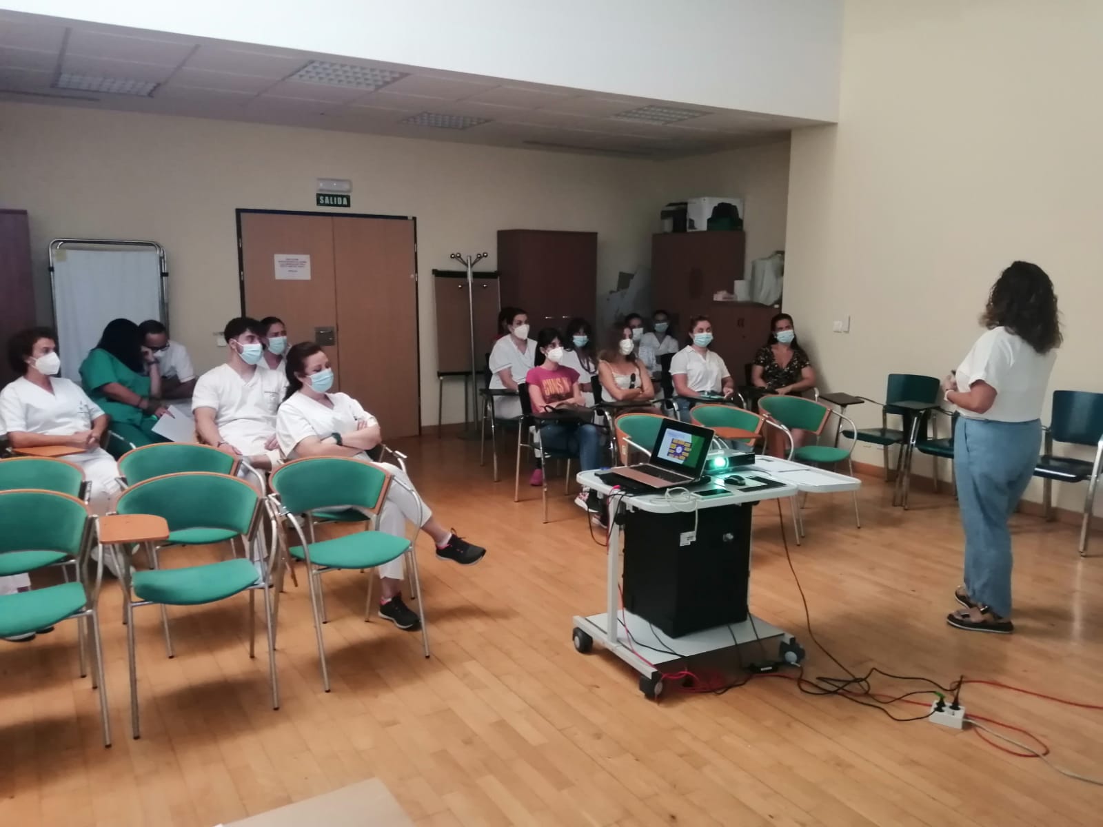 En Andújar el hospital Alto Guadalquivir forma a su personal para abordar casos de violencia de género.