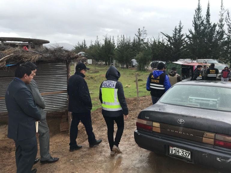 Fotografía facilitada por la Policía española de uno de los dos agentes de la Policía Nacional española especializados en homicidios y desapariciones, que colaboran con las autoridades de Perú en la investigación de la muerte de la joven ecuatoriano-españ