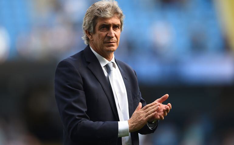 Manuel Pellegrini, en su etapa en el Manchester City.