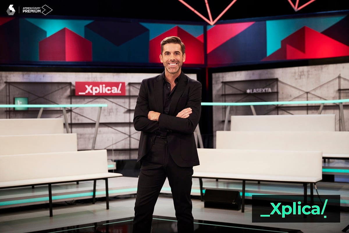 José Yélamo en el nuevo plató de &#039;laSexta Xplica&#039;