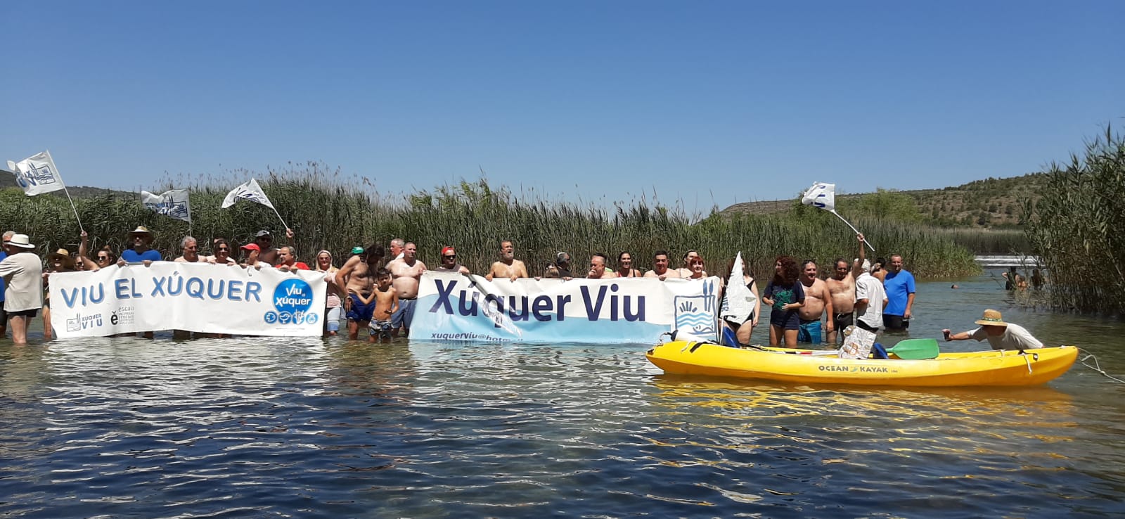 Fotografía de Xúquer Viu durante el acto. Fuente: Xúquer Viu