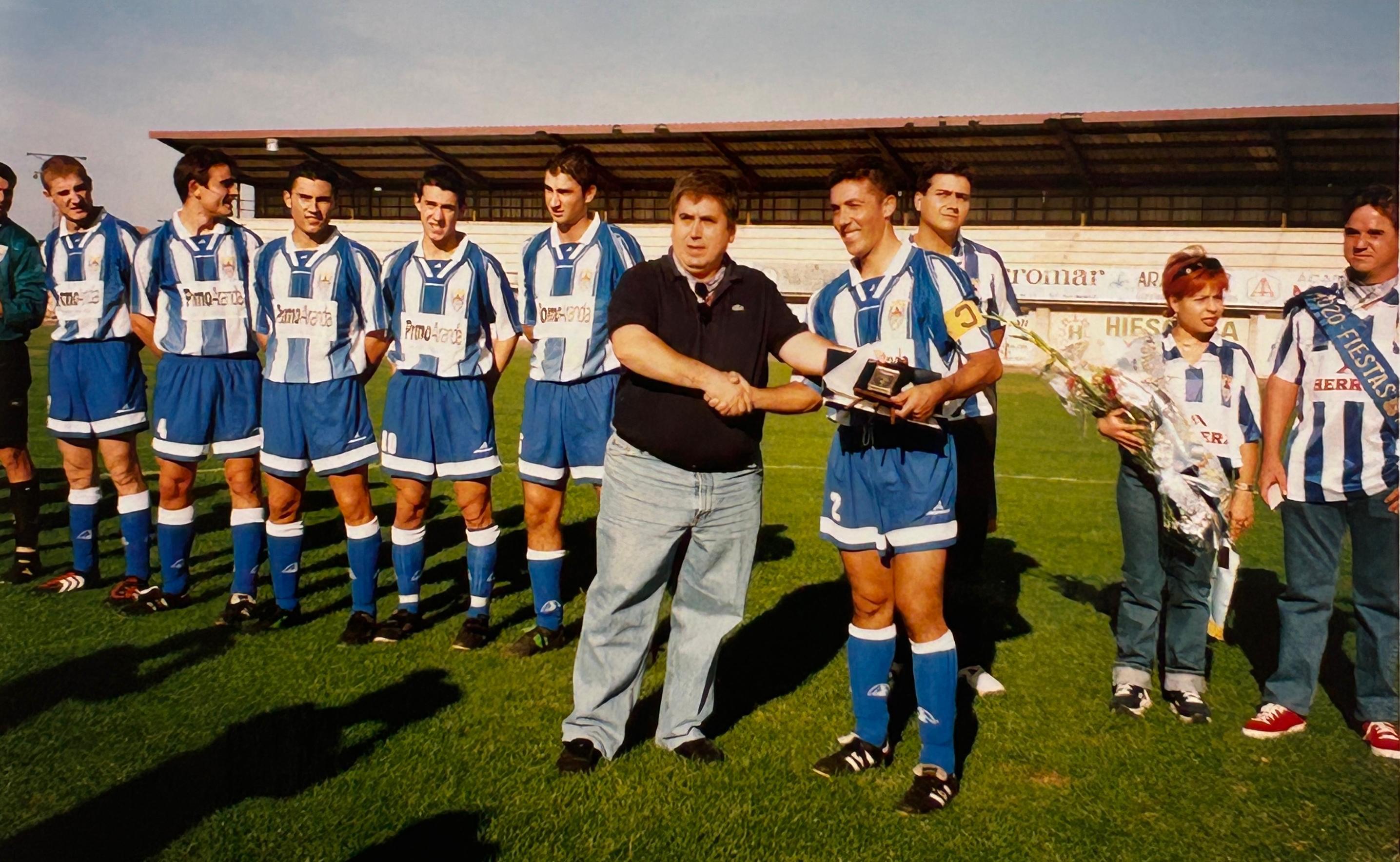 Campillo, como capitán de la Arandina